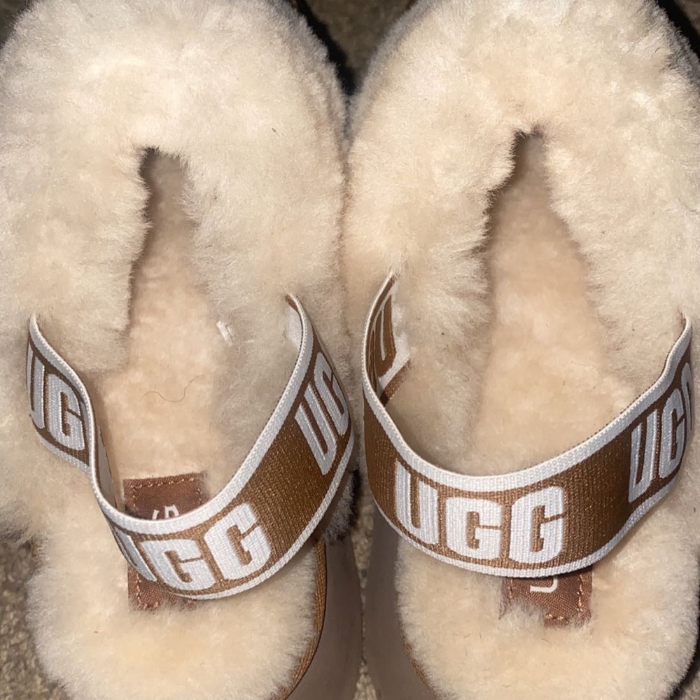Ugg fur slides